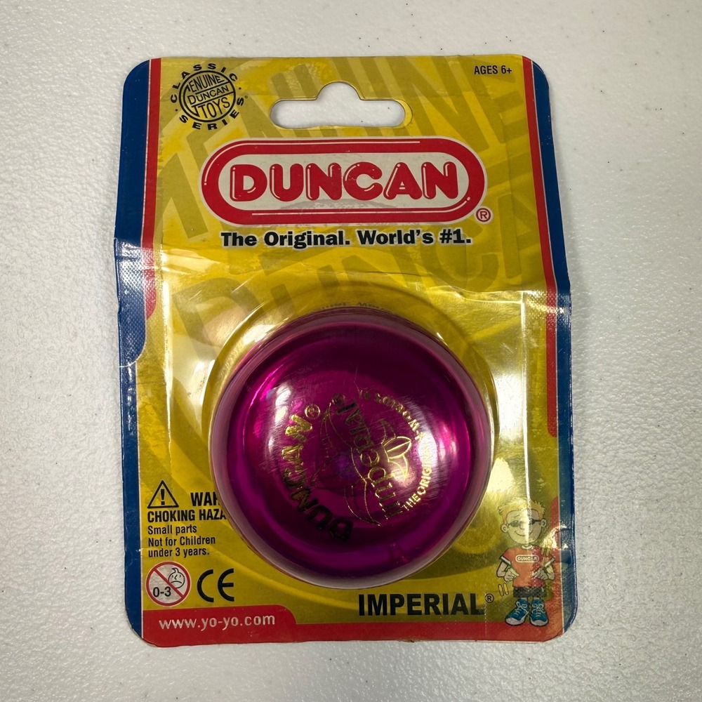Duncan Imperial Yo-Yo Translucent Pink Classic Series Looping Toy New 2007